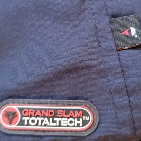 Grand Slam Total Tech Men's Blue Fleece Reversible Windbreaker Vest Size XL - Picture 6 of 7